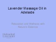 Massage Oil Adelaide (1)