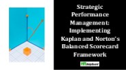 Kaplan and Norton Balanced Scorecard