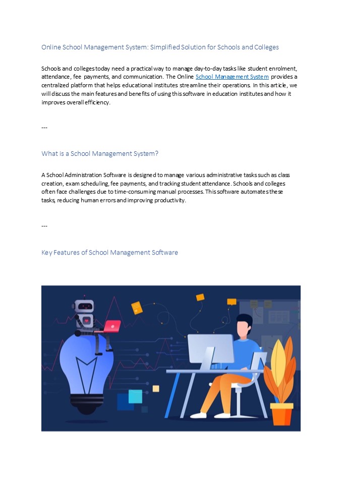 School Management System Software