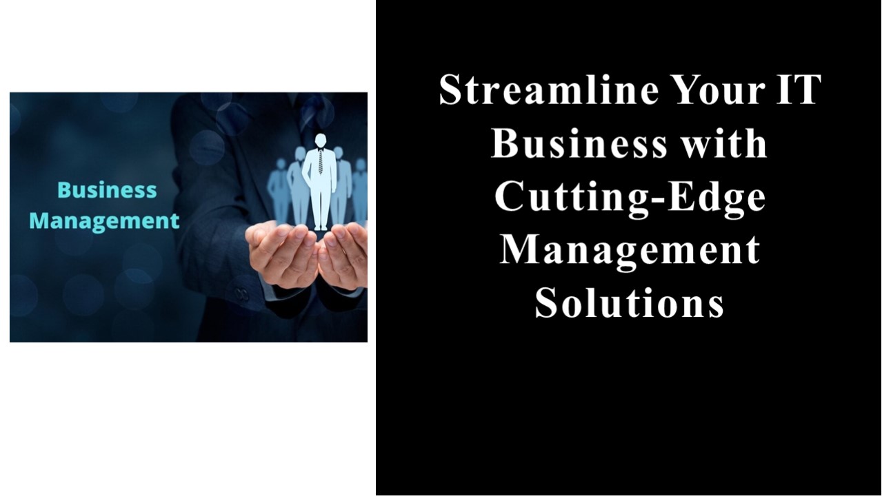 Maximize Efficiency with IT Business Management Solutions