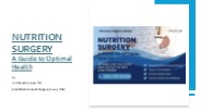 Nutrition Surgery: A Guide to Optimal Health