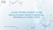 Luxury Apparels market