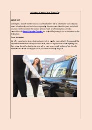 Airport Executive Transfer