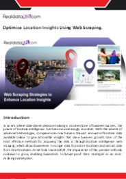 Optimize Location Insights Using Web Scraping.