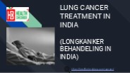 Lung Cancer treatment In India