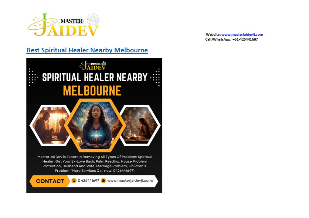 Best Spiritual Healer Nearby Melbourne