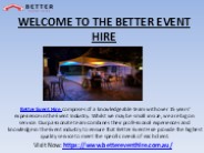 Gold Tiffany Chair Hire | Event Chairs | Better Event Hire