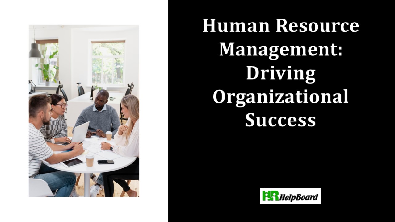 What is Human Resource Management
