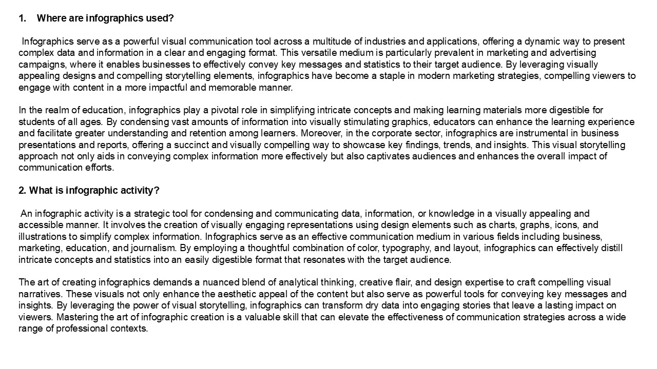 The Impact of Infographics on Audience Engagement