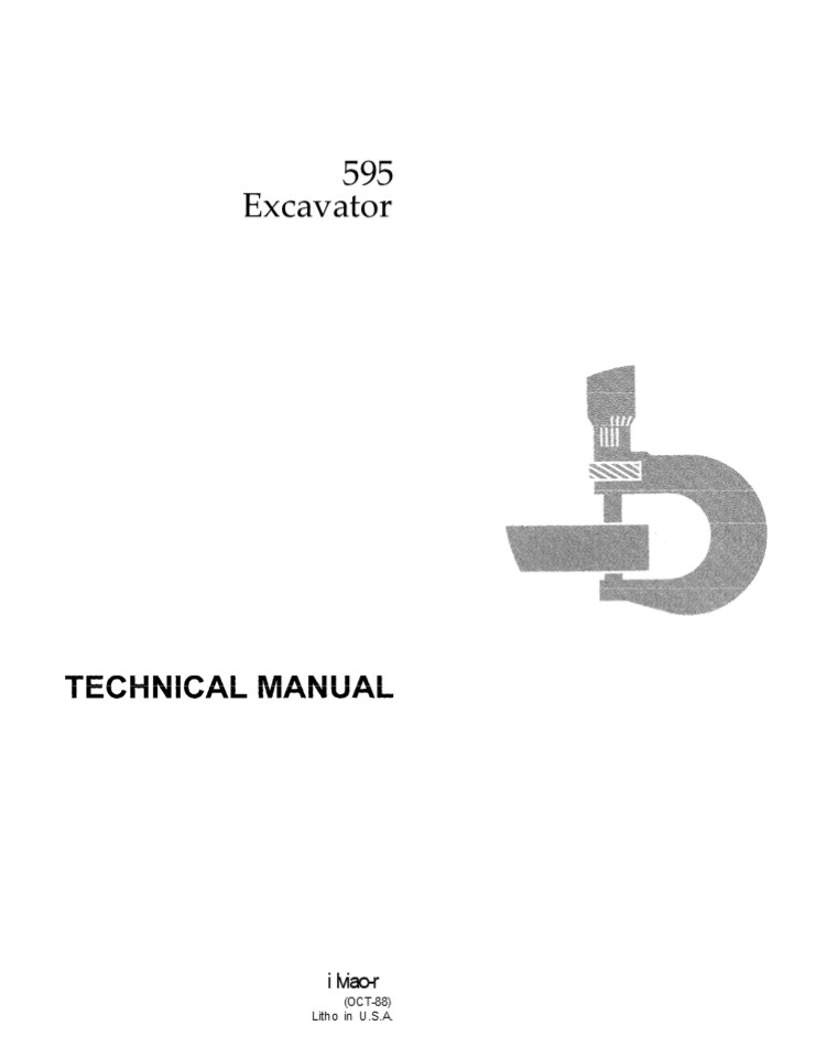 JOHN DEERE 595 EXCAVATOR Service Repair Manual Instant Download