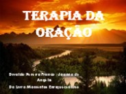 TERAPIA DA ORAÇÃO