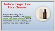 Natural Finger Lime Face Cleanser