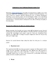 Optimizing software development cost