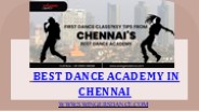 Best Dance academy In Chennai