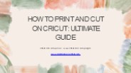 How to Print and Cut on Cricut: Ultimate Guide