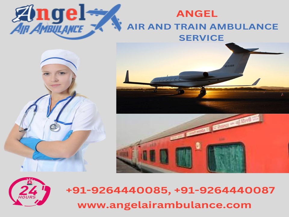 Angel Air and Train Ambulance Service in Dimapur Offer Patients Transportation Facilities