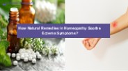 How Natural Remedies in Homeopathy Soothe Eczema Symptoms?