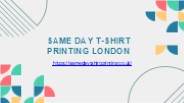 Info About Same Day T Shirt Printing London