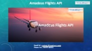 Amadeus Flights API