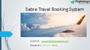 Sabre Travel Booking System