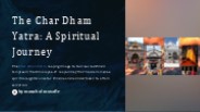 Manchala Musafir: Your Gateway of Char Dham Yatra (1)