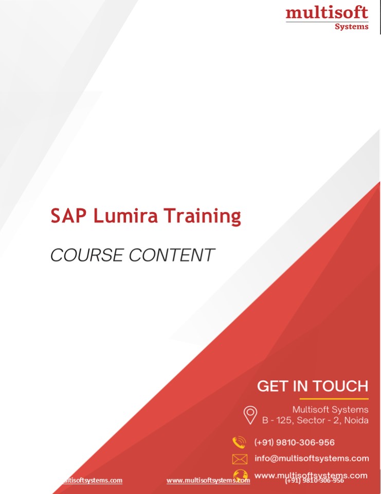 SAP Lumira Training Online