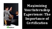 Internship Certificate