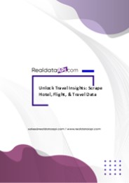 Unlock Travel Insights: Scrape Hotel, Flight, & Travel Data