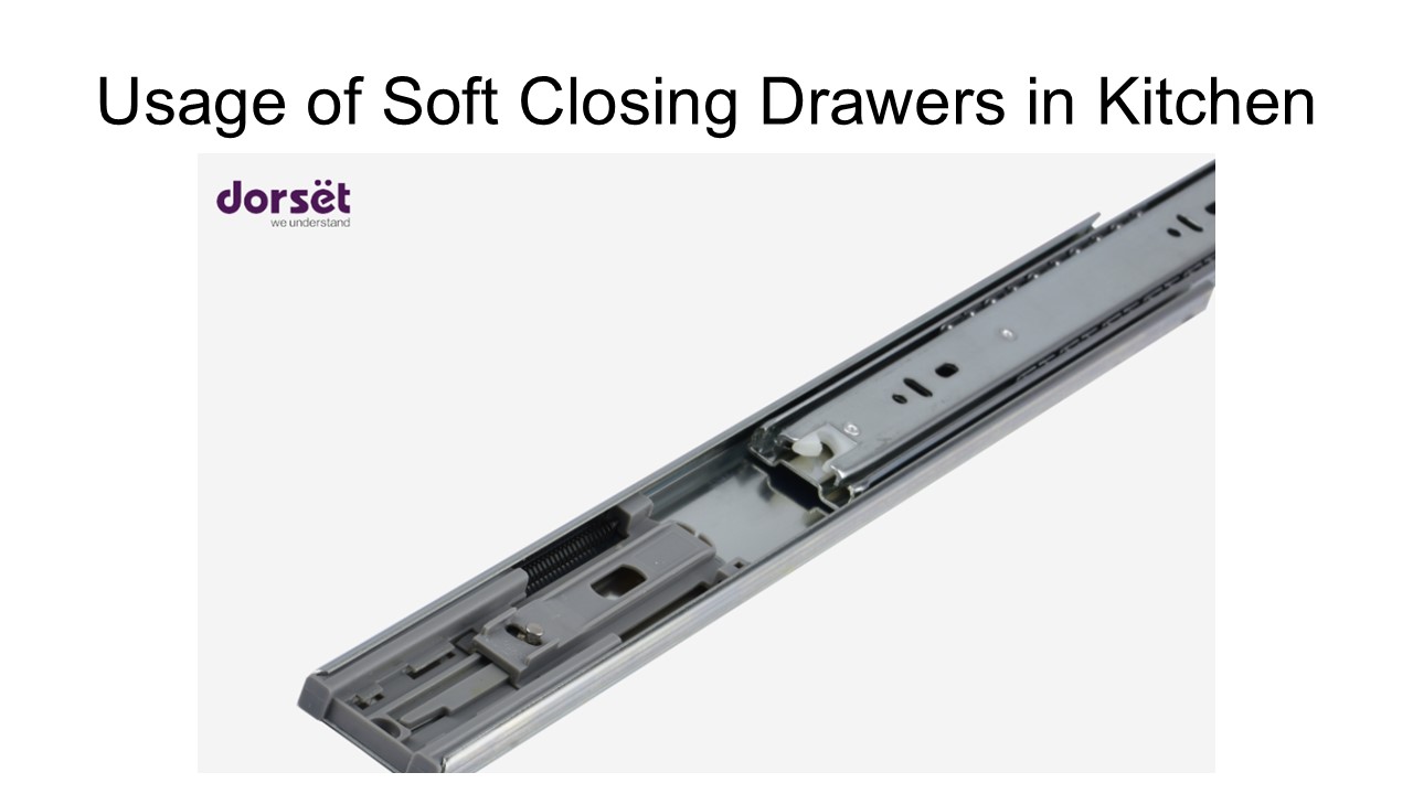 Usage of Soft Closing Drawers in Kitchen