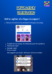 How to register as a Poppo live agent ?