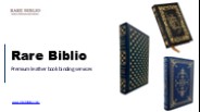 Elevate Your Collection with Premium Leather Book Binding Services