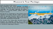 Mussoorie Tour Package