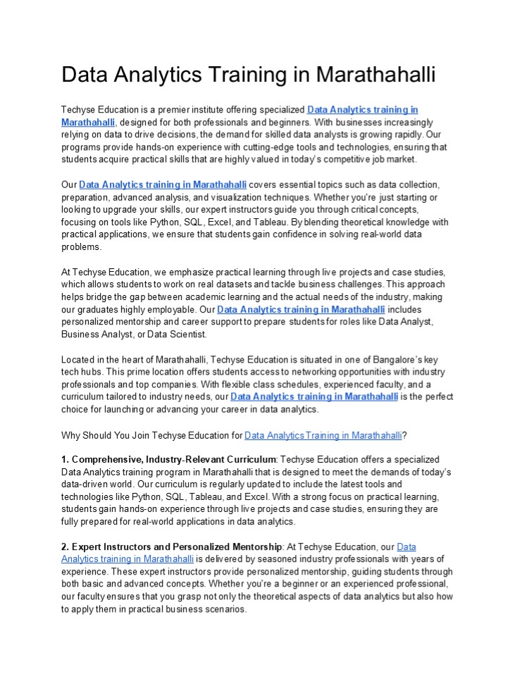 Data Analytics Training In Marathahalli (2)