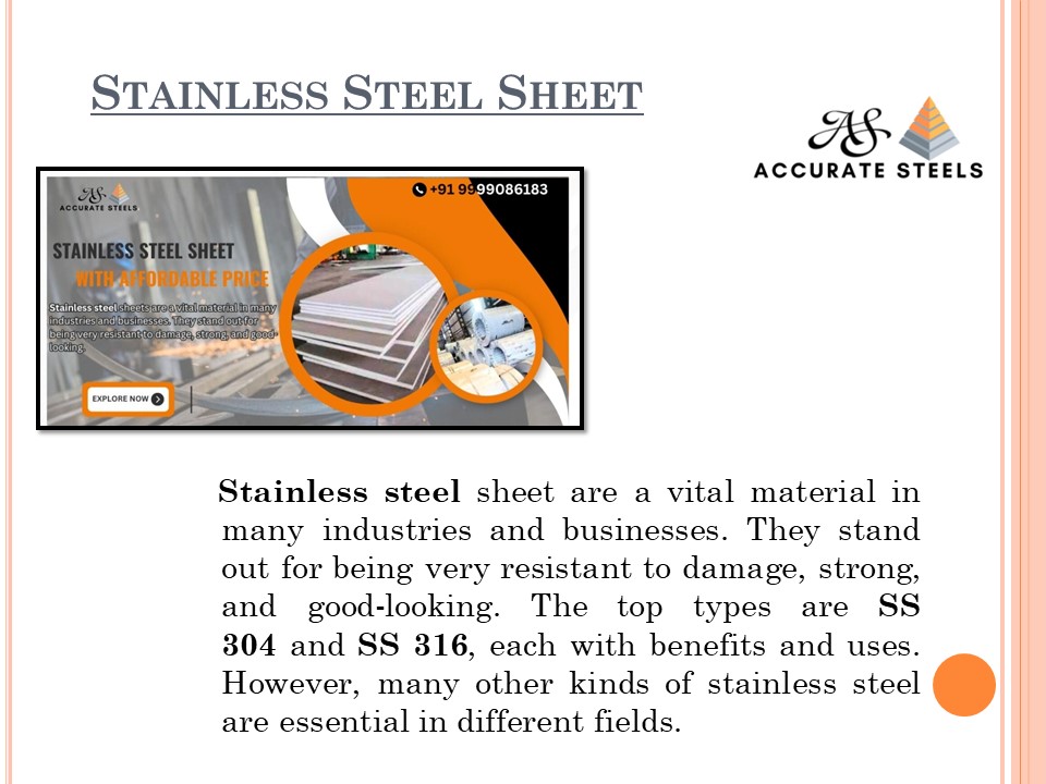 Stainless Steel Sheet - In India