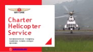 Experience Helicopter Charters in Sharjah, UAE with Skyone