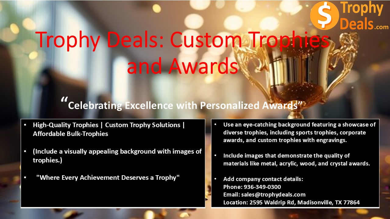 Custom Trophies for Every Occasion at Trophy Deals