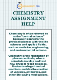Chemistry Assignment Help | Myassignmentpro (1)