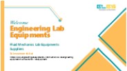 Fluid Mechanics Lab Equipments Suppliers