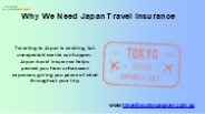 Japan Travel Insurance