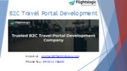 B2C Travel Portal Development