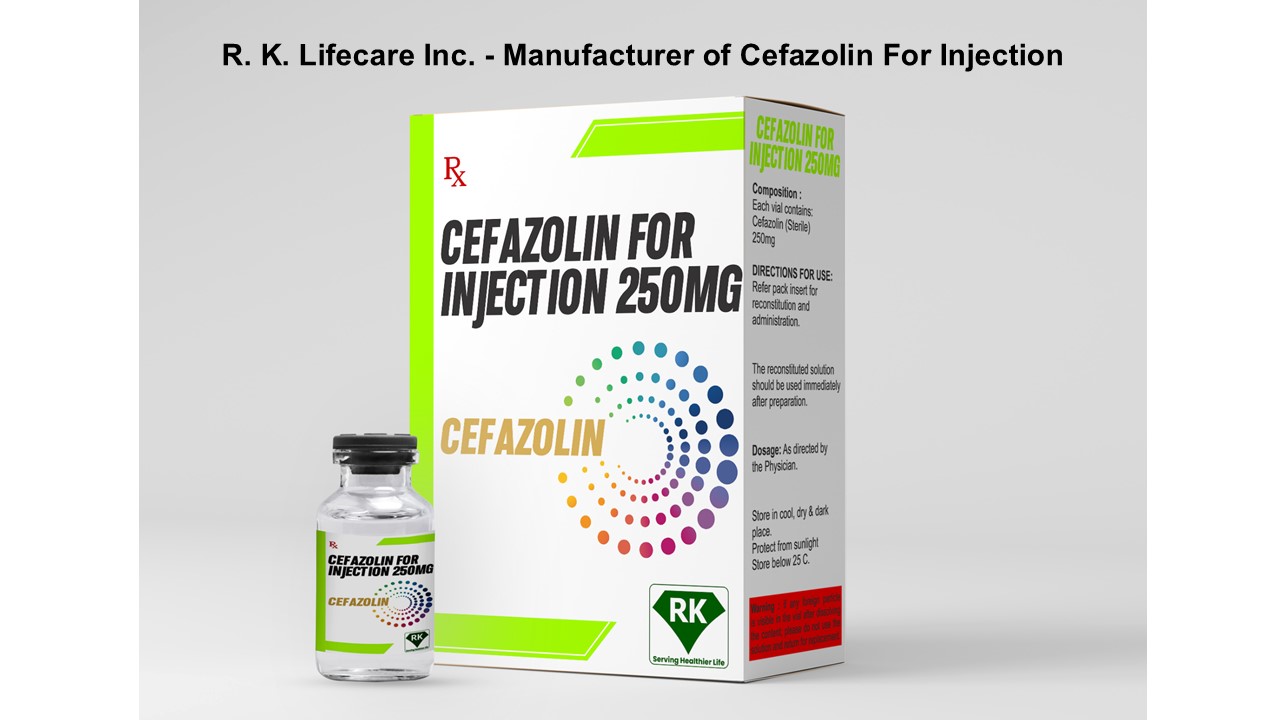 Manufacturer of Cefazolin For Injection
