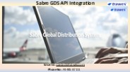 Sabre GDS API Integration