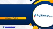 A Complete profile of Raj Startup PDF