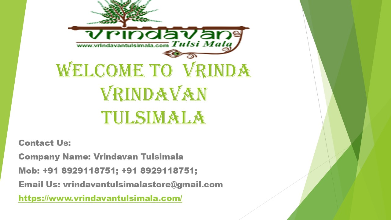 Radha Carved Naam Original Tulsi Kanthi Haar Pendant