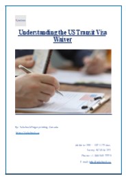Understanding the US Transit Visa Waiver