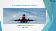 B2B Travel Booking Software