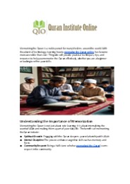 How to Memorize the Quran Effectively