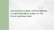 Guiding Your Study Abroad Journey