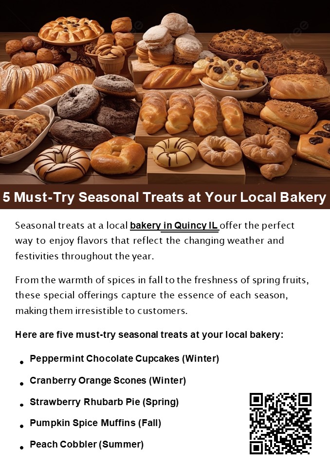 5 Must-Try Seasonal Treats at Your Local Bakery
