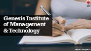 Genesis Institute of Management & Technology (1)